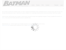 Tablet Screenshot of batmannovels.com